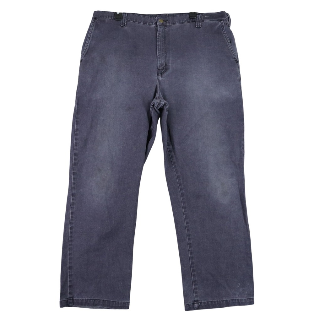 Workrite FR Flame Resistant Pants Mens 40x29 Blue Cotton Blend Workwear Utility